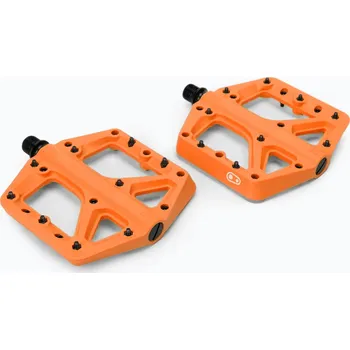 Pedál na kolo Platformové pedály crankbrothers Stamp 1 oranžové