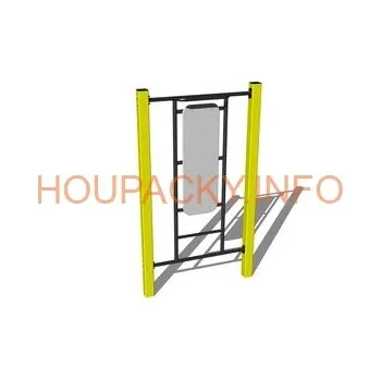 Dětský domeček Street workoutový prvek WP003YD - žlutý