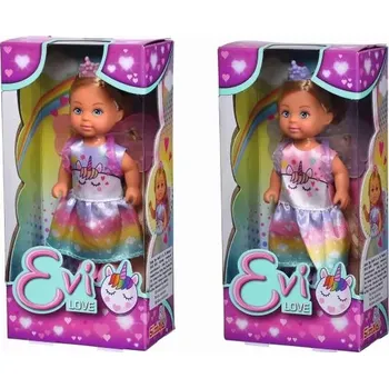 Hračka Panenka Evi Love Unicorn víla s křídly 12 cm
