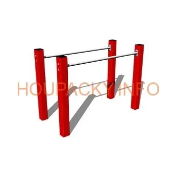 Dětská houpačka Bradla BR101KR - červená (v.p. 1 m)