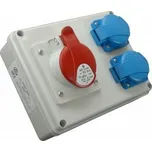 zásuvková rozvodnice ROSP 1630 IP54 1x1643 2x230V Praktik 10010516.00 SEZ