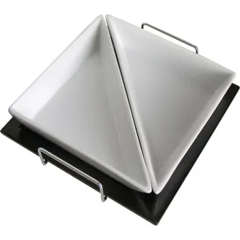 Servírovací sada misek s podnosem TORO čtverec