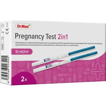 Diagnostický test Dr. Max Pregnancy Test 2in1 2 ks