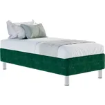 FDM Hotelová postel HARMONY | zelená 90 x 200 cm