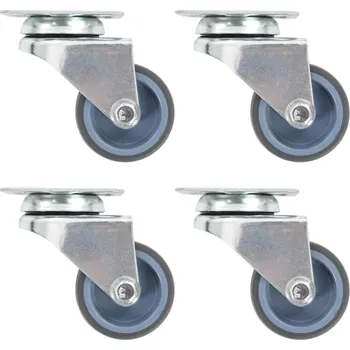 zvedák vidaXL Dvojitá otočná kolečka 4 ks 50 mm [143437]