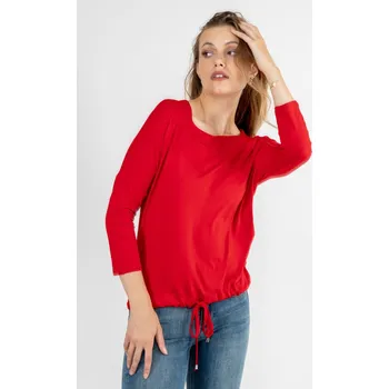 Dámské tričko FUNK´N´SOUL Funk'n'Soul dámské volné triko 3/4 rukáv červené Velikost: XL