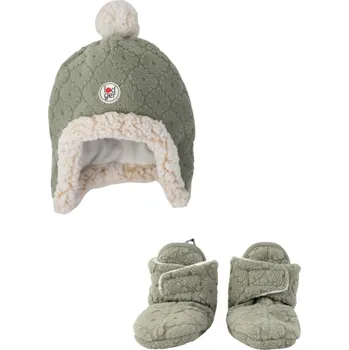 Kojenecké oblečení LODGER Novorozenecký zimní set Folklore Fleece Elm 3 - 6 měsíců