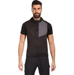 Pánská softshellová outdoorová vesta KILPI LENIA S Černá, Šedá