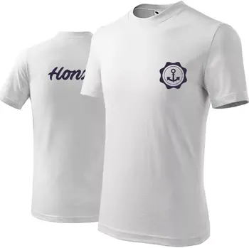 Dětské vodácké bílé tričko - tričko s vlastním textem