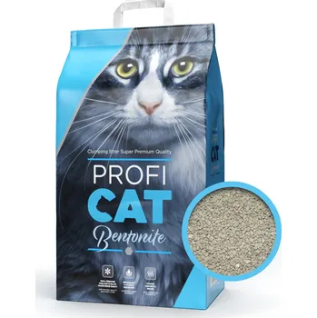 Podestýlka pro kočku PROFICAT Bentonit blue-grey 10 kg