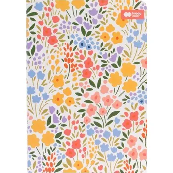 Set školních potřeb Notes szyty A6/32K kropki Bloom boho HAPPY COLOR