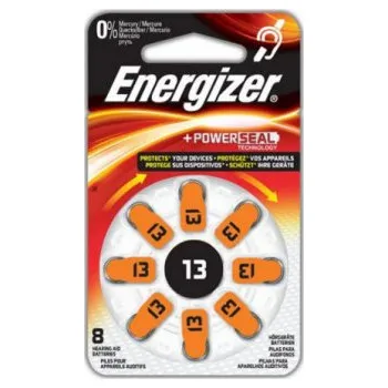 Článková baterie Baterie do naslouchadel ENERGIZER 13 DP 8ks