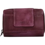 Dámská peněženka LAGEN kožená 931/D vínová PLUM