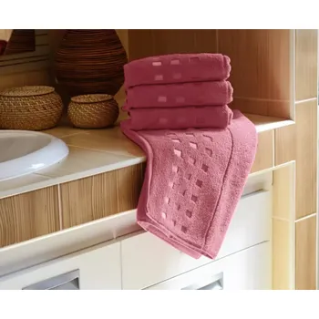 Ručník Luxusní Froté ručník ZORA 50x100 cm - STARORŮŽOVÁ