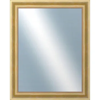 Zrcadlo DANTIK - Zrcadlo v rámu 80x100 | KŘÍDLO velké zlaté patina