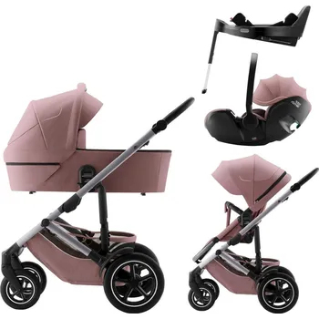 Kočárek BRITAX Set kočárek Smile 5Z + hluboká korba + Baby-Safe Pro + Vario Base 5Z Dusty Rose