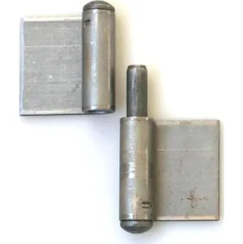 IBFM Pant 495DX - pravý dělitelný pant s křídly pro navaření na kovové sloupky a rám brány., 5 velikostí Velikost: 100