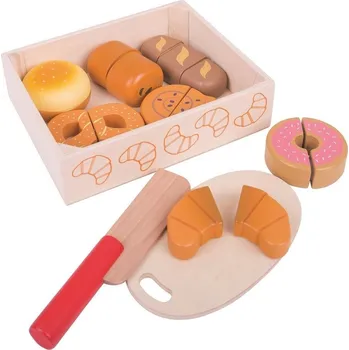 Dětské zboží BIGJIGS Krájecí pečiva v krabičce