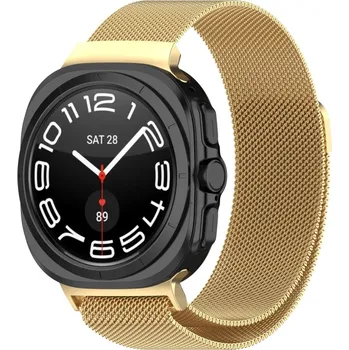 Ostatní příslušenství k chytrým hodinkám eses Milánský tah pro Samsung Galaxy Watch Ultra 47 mm - Zlatý