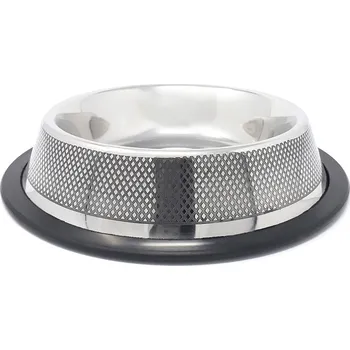 Miska pro psa PROFIZOO Miska nerezová protiskluzová 1550 ml (diamantové gravírování)