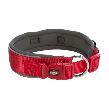 Obojek pro psa PREMIUM obojek extra široký, červená/grafit 27-35cm × 25mm
