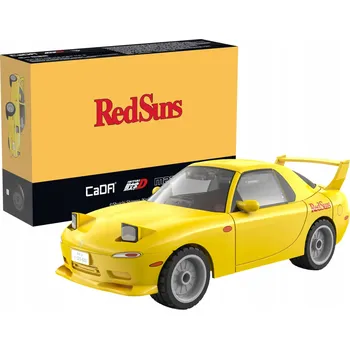 ostatní stavebnice STAVEBNICE CADA MAZDA RX-7 FD3S INITIAL D 66 DÍLKŮ