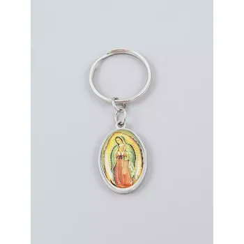 Přívěsek na klíče placička - Panna Marie 4