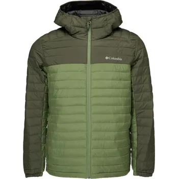 Pánská bunda Columbia SILVER FALLS II JACKET XL Zelená, Tmavě zelená, Bílá