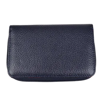 NovaKabelka.cz Dámská kožená peněženka WB009 Blu Scura