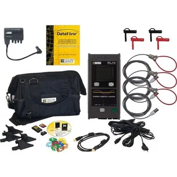 Revizní přístroj PEL 113 + MA194/350 + DataView + Adaptér napájení + Magnetické svorky - Analyzátor sítě třífázový