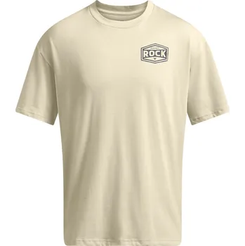 Pánské tričko Pánské tričko s krátkým rukávem Under Armour PJT RCK HWT SS TOOLS béžová 1386911-273 - XL | UK 8 | US 10,5
