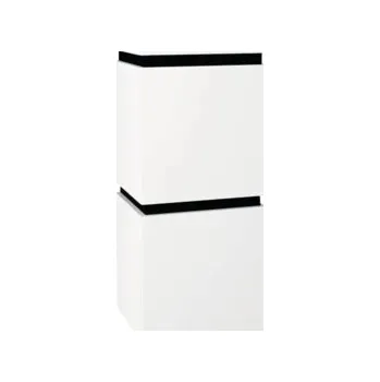 Koupelnový nábytek Koupelnová skříňka vysoká Devo Viva 2.0 pravá bílá matná 40 x 127 x 35 cm VV2-S3D2SP40x35-F83