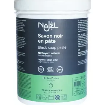 Univerzální čisticí prostředek NAJEL Čisticí pasta z černého mýdla Aleppo s olivovým olejem 1 kg