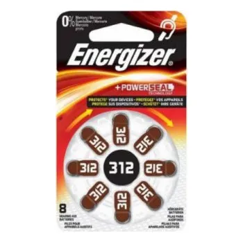 Článková baterie Baterie do naslouchadel ENERGIZER 312 DP 8ks
