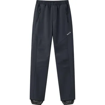 Chlapecké kalhoty Chlapecké softshellové kalhoty Wolf s fleecem B2498 šedé