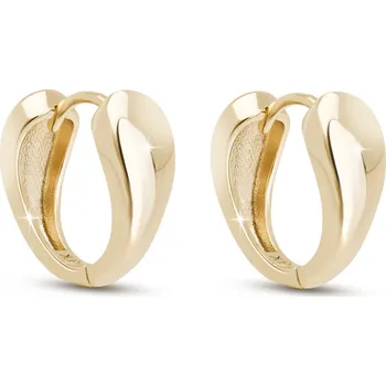Náušnice Ellami DUBAI 3243 Pozlacené náušnice 14k, kroužky Ellami