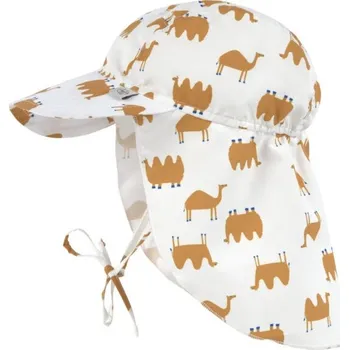 Kojenecká čepice LÄSSIG Sun Protection Flap Hat Camel Nature Velikost (od výrobce): 19 - 36 m.