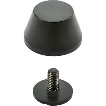 Pro Háčkování Mosazné nožičky na kabelku ø 12 mm černé