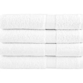 Utěrka vidaXL Premium ručníky SOLUND 4 ks 80 x 200 cm 600 g/m² [137137] Barva: Bílá