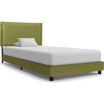 Nábytek vidaXL Marketos Rám postele zelený textil 90 x 200 cm