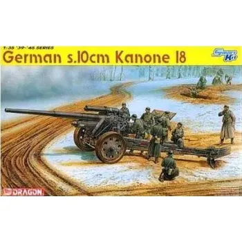 Plastikový model Dragon Models German s.10cm Kanone 18 1:35
