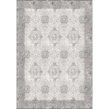 Koberec Vlněný koberec Agnella Isfahan Augustus Světle Šedý - 133 x 190 cm