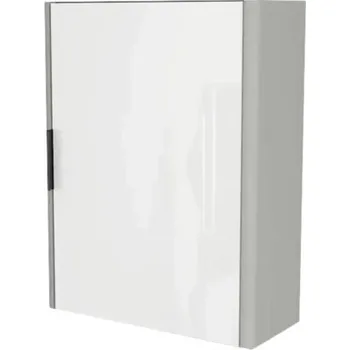 Koupelnový nábytek Zrcadlová skříňka bez osvětlení Devo Lotos pravá 48 x 20 x 62 cm šedá