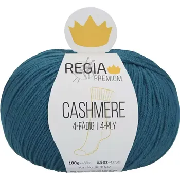 Příze Regia Premium Cashmere 69 Petrol (Příze Cashmere Regia Premium 69 Petrol)