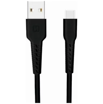 Datový kabel Kabel Swissten USB - USB-C 1 m černý