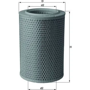 Vzduchový filtr Vzduchový filtr, , 1902486, 1908112, 8323458, KNECHT, LX 620