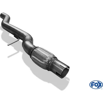 Střední díl výfuku Jeep Grand Cherokee Spojovací trubka WKI/WKII s flex jednotkou FOX JE023030-VBR
