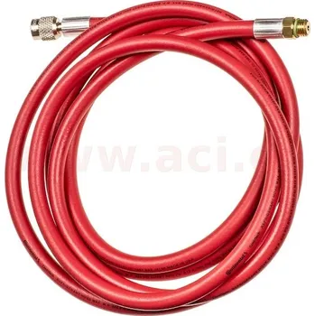 hadice červená HP 3 m 1234yf, plnička 1/4" SAE (6.35 mm), rychlospojka M12x1,5