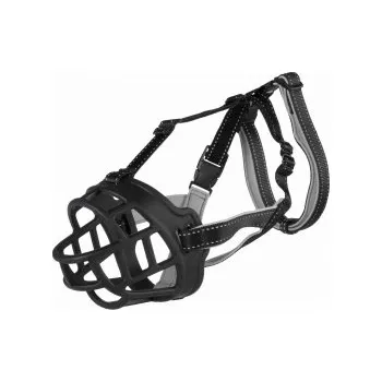 Náhubek pro psa Silikonový náhubek FLEX L-XL 35cm