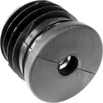 Vrut Záslepka kruhová se závitem černá - 16x1.5mm kovový závit M6